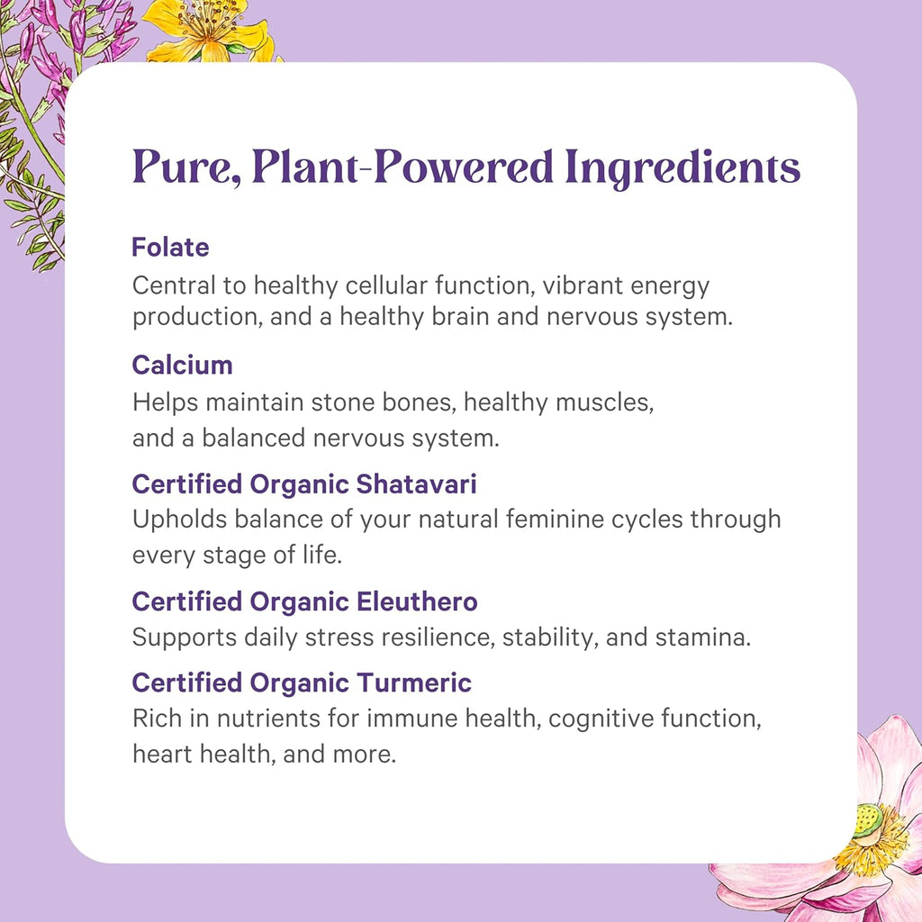 PURE SYNERGY Vita·Min·Herb para Mujeres - Multivitamínico completo para mujeres (120 comprimidos)