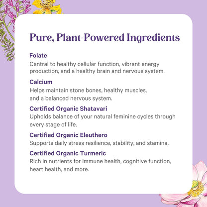 PURE SYNERGY Vita·Min·Herb for Women - – Vitamina D3 (colecalciferol) : Contribuye a la absorción normal del – Image 5
