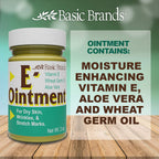 Basic Organics Vitamin E Ointment, 2 oz, Original (3 Pack)