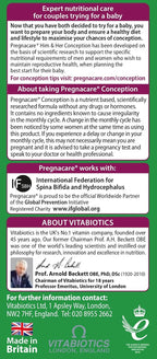 Vitabiotics Pregnacare Concepción para Él y para Ella - 2x30 Comprimidos