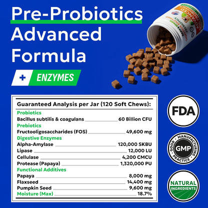 Bark&Spark Masticables Probióticos para – Apoyo durante y después de antibióticos: Los antibióticos pueden – Image 4
