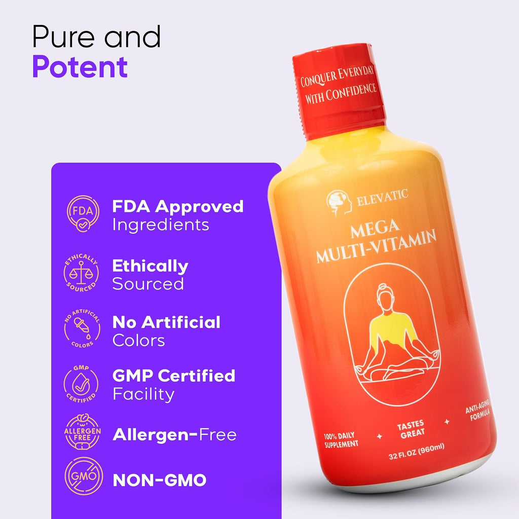 Elevatic Mega Multivitamínico Líquido - 960 ml