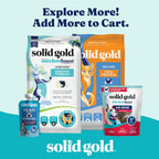 Solid Gold SeaMeal Probiótico y Multivitamínico para Perros y Gatos - Polvo de Kelp con Prebióticos y Enzimas Digestivas - 227 g