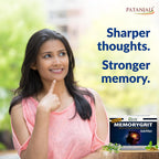Patanjali Divya Memorygrit 20 Comprimidos - Suplemento Ayurvédico para la Memoria, Enfoque y Salud Cerebral