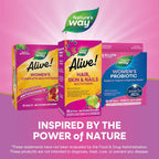 Nature's Way Alive! Multivitamínico para Cabello, Piel y Uñas con Colágeno y Biotina, 60 Cápsulas Blandas