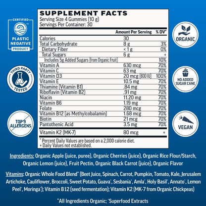 Llama Naturals Multivitamínico para Hombres, – Vitamina D : Ayuda a la absorción y utilización normal del calcio y – Image 3