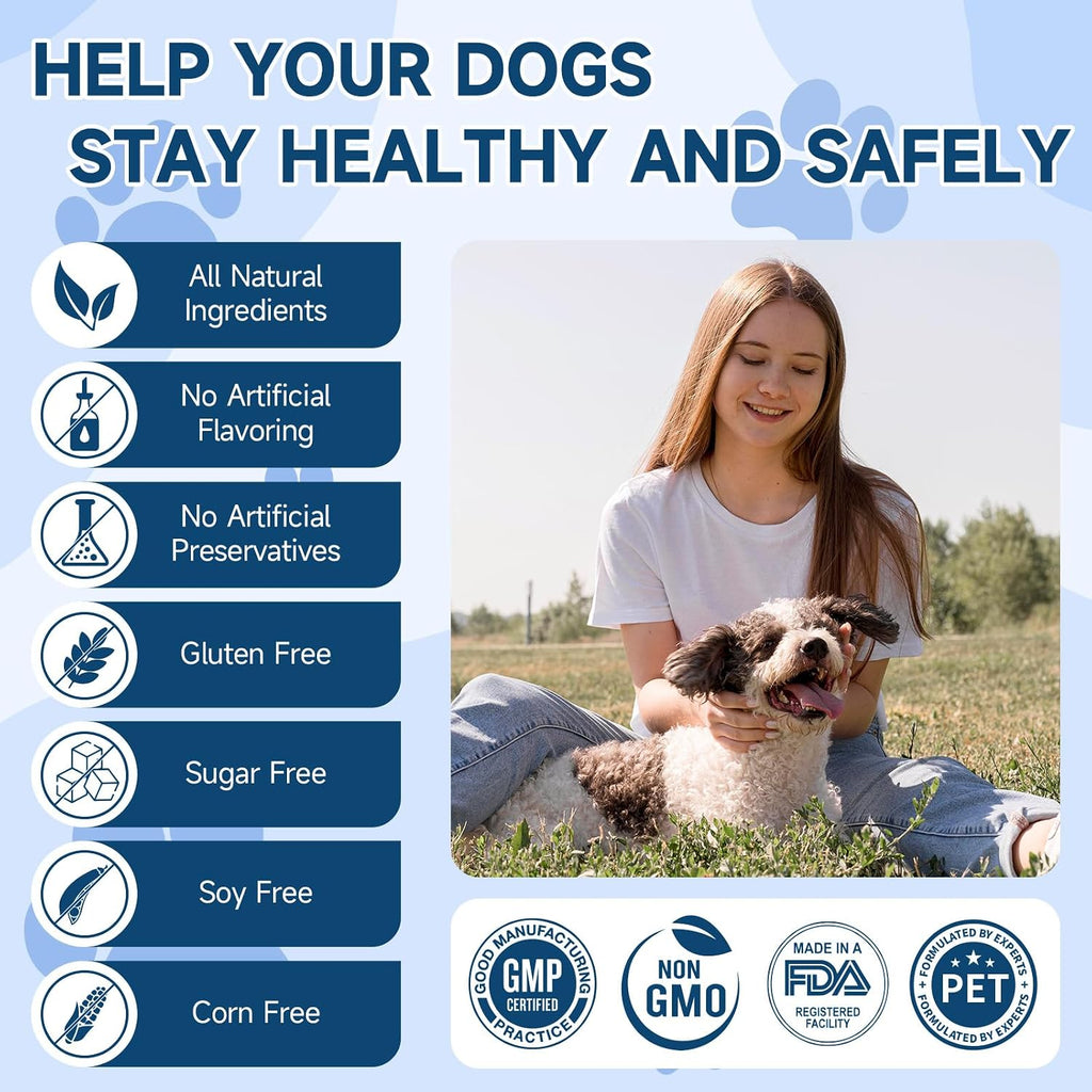 Woyamay Probióticos para Perros, 200 Snacks Blandos - Salud Digestiva e Inmunidad