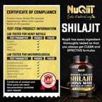 Magnesio con Lion's Mane, Shilajit, Ashwagandha, Raíz de Maca y Complejo de Salud Masculina - 210 Cápsulas