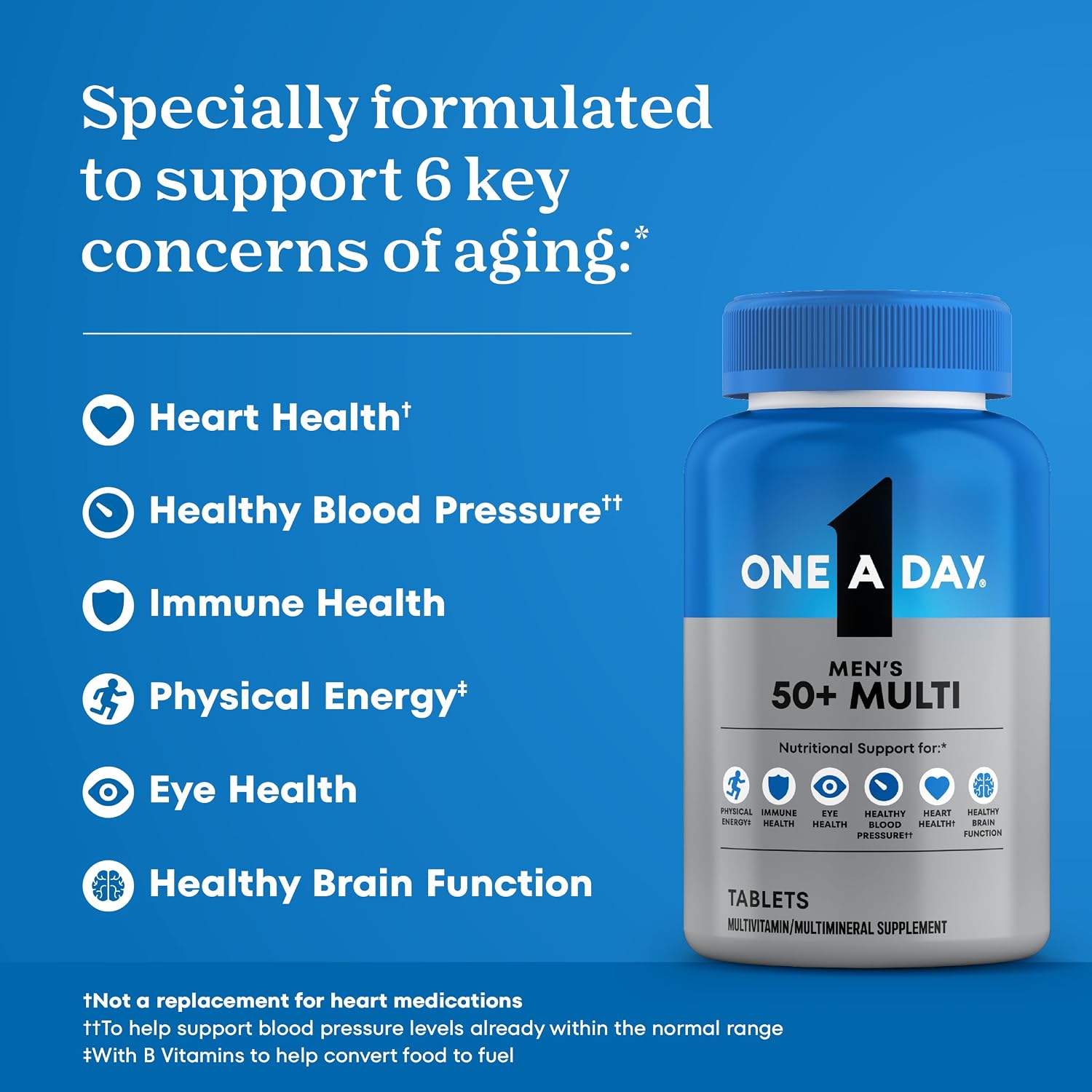 One A Day Men's 50+ Multivitamínico 100 comprimidos