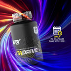EFX Sports Vita Drive | Multivitamínico para Atletas | Complejo de Vitaminas, Minerales, Micronutrientes y Antioxidantes | 30 Servicios, 120 Cápsulas