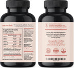 Biotina 10000 mcg con Vitaminas y Adaptógenos - Suplemento para Cabello, Piel y Uñas | Vegano, Sin Gluten, 60 Cápsulas