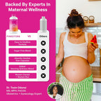 Pink Stork Liquid Prenatal Vitamins for Women – Berry, 64 Servings