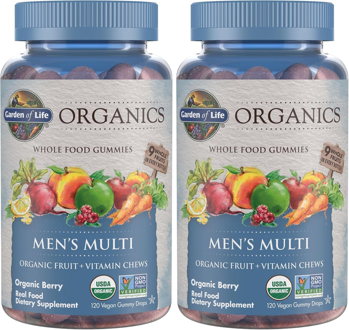 Garden of Life Organics Men's Gummies – Vitamina E : protege las células frente al estrés oxidativo. – Image 8