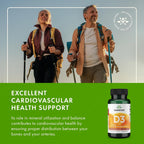 Swanson Vitamina D3 5000 IU - 250 Cápsulas Blandas (2 Envases)