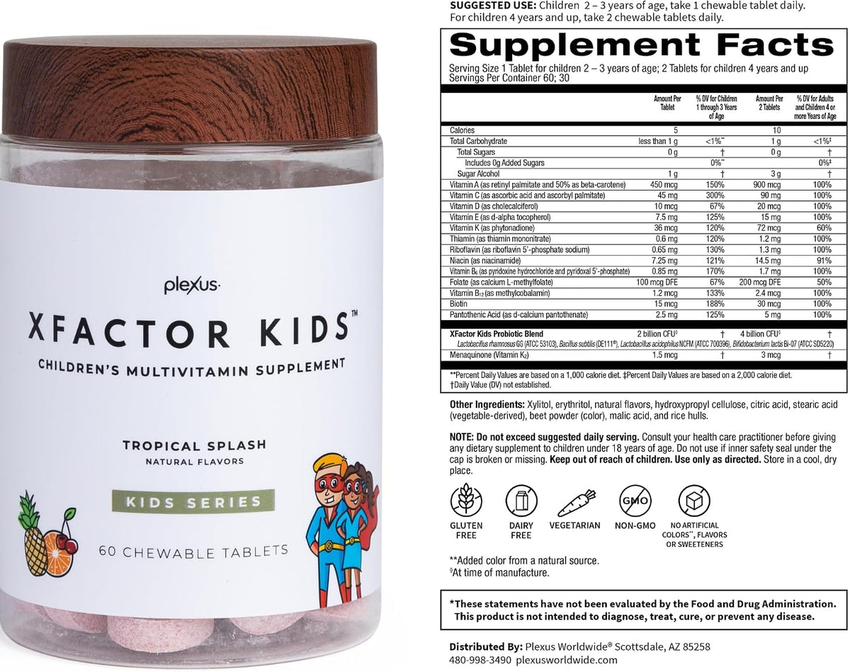 Plexus® Xfactor Kids™ - Multivitamínico Infantil – Image 6