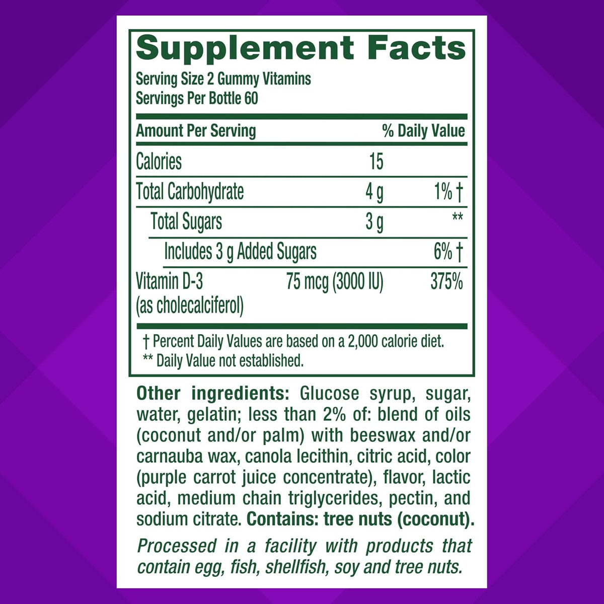 Vitafusion Gominolas de Vitamina D3 de – Sistema inmunitario: La vitamina D contribuye al funcionamiento normal – Image 4
