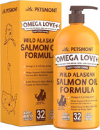 Omega Love+ Aceite de Salmón Salvaje de Alaska para Perros - 946 ml