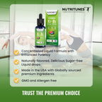 Nutritunes K2 D3 Liquid Drops – Vitamina D3 10.000 UI y K2 200 mcg – Complemento de Alta Potencia – Sabor a Bayas Mixtas – 30 Servicios (60 ml)
