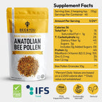 Bee and You Gránulos de Polen de Abeja, 453 g (1 libra), 100% Puro, Natural