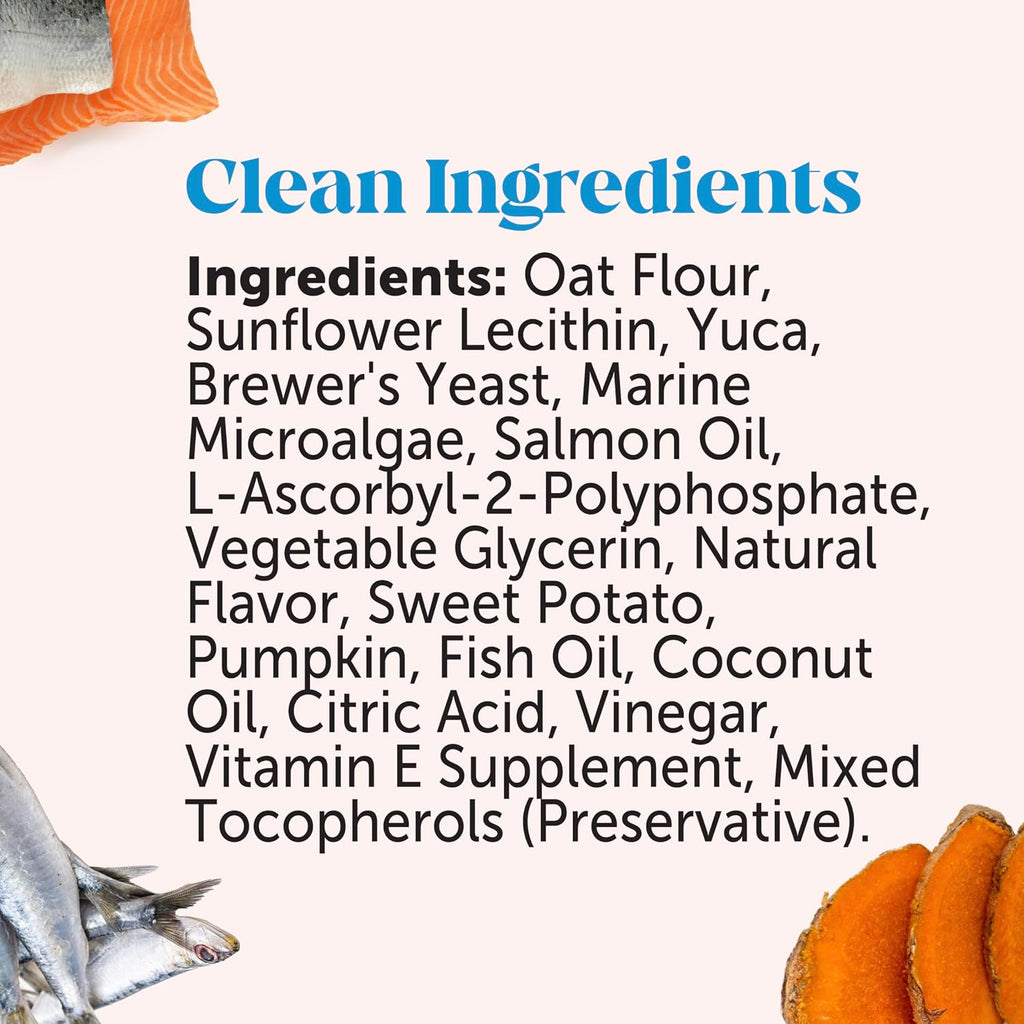 Pet Honesty Masticables de Aceite de Salmón Salvaje de Alaska para Perros - Suplemento Omega 3 para Piel y Pelaje