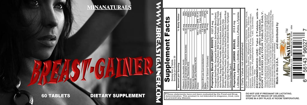 Breast Gainer Mujeres – 60 Comprimidos