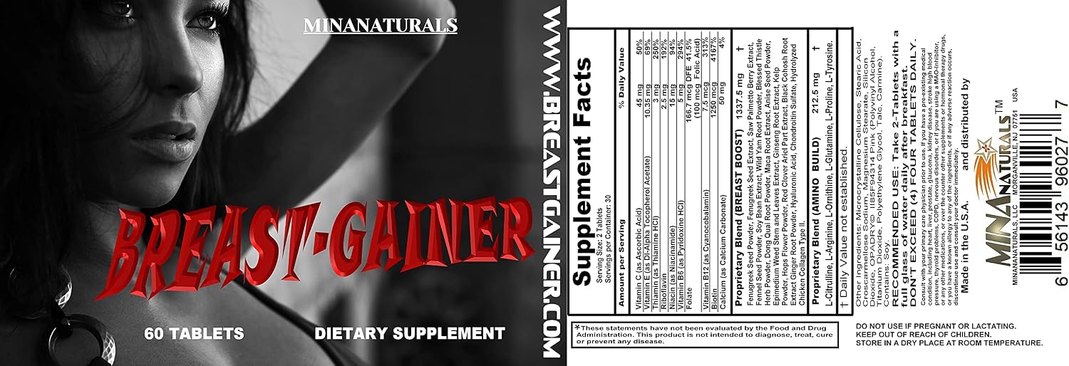 Breast Gainer Mujeres – 60 Comprimidos