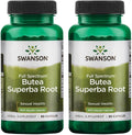Swanson Butea Superba Raíz Full Spectrum 400 mg 60 Cápsulas (Pack de 2)