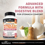 BioSchwartz Multivitamínico Diario para Mujeres 50+ - 60 Cápsulas