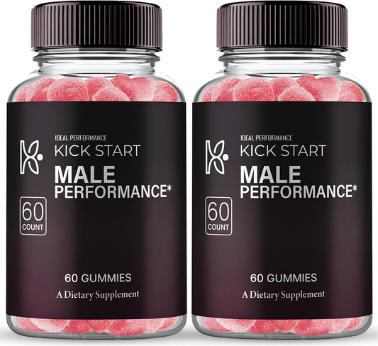 Kickstart Gummies - Gominolas Multivitamínicas para Hombres (2 Pack)