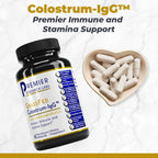 Premier Research Labs Colostrum-IgG – Calostro Bovino para la Salud Inmunitaria, 60 Cápsulas