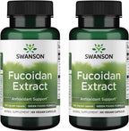 Extracto de Fucoidan de Alga Parda, 500 mg, 60 Cápsulas Veganas