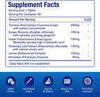 Pro ENZ Soporte Articular - Fórmula Clínica de Cúrcuma y Boswellia para las Articulaciones (60 comprimidos)
