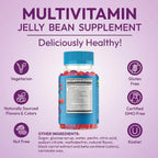 Human Beanz Gominolas Multivitamínicas con Zinc, 120 Gominolas Sabor Berry Blast