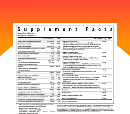 Seeking Health Multivitamínico Óptimo - – Respaldo energético: Las vitaminas B activas (riboflavina, B6, biotina) – Image 2