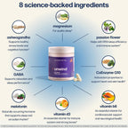 Avantera Unwind - Suplemento para el Estrés y el Sueño - Magnesio, Melatonina, Ashwagandha - 56 Cápsulas Veganas