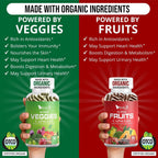 Made with Organic Fruits & Veggies Capsules - Superfood Supplement for Women & Men (30-Day Supply)
