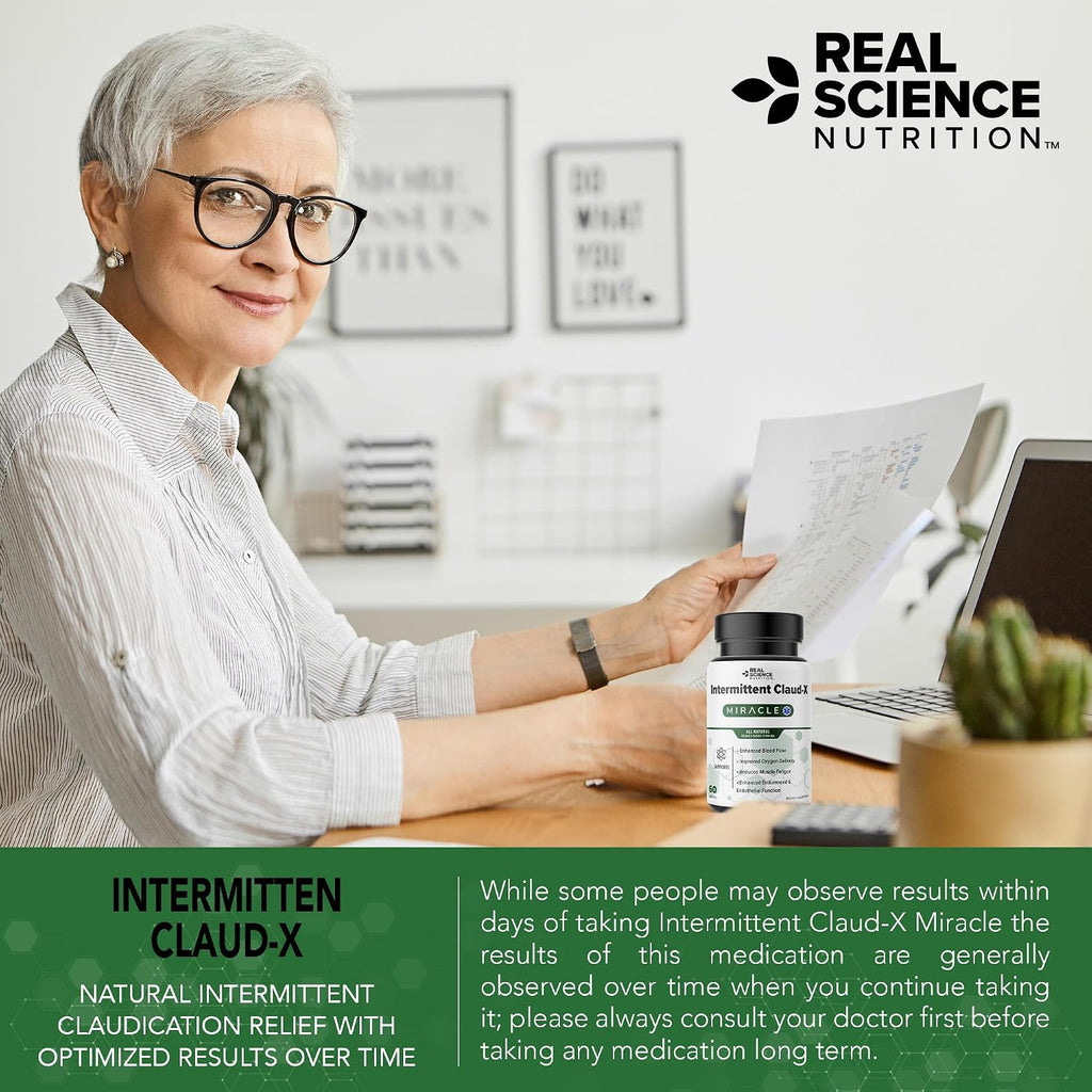 Real Science Nutrition Intermittent Claud-X – Suplemento Multivitamínico para el Bienestar Muscular
