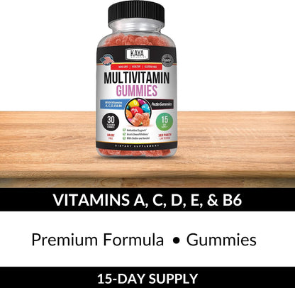 Kaya Naturals Adult Multi Vitamin Gummy - – Visión normal: La vitamina A contribuye al mantenimiento de la visión – Image 5