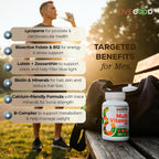 LiveGood Bio-Active Complete Multivitamin for Men, Daily Men’s Multi with 24 Essential Vitamins and Minerals for Energy, Immunity, Heart and Bone Support, Complete Men’s Formula (60 Capsules)