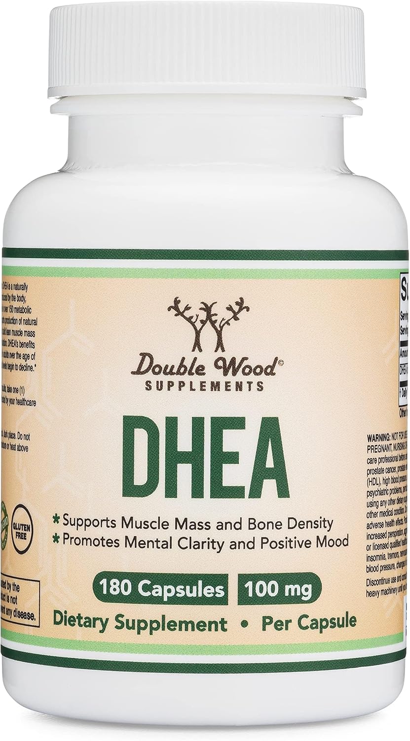 DHEA 100mg | 180 Cápsulas | Suministro para 6 Meses | Probado por Terceros | Equilibrio Hormonal y Envejecimiento Saludable – Image 5
