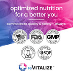 Revitalize ADK – Suplemento de Vitaminas A, D3 y K2 (10.000 UI), 90 Cápsulas