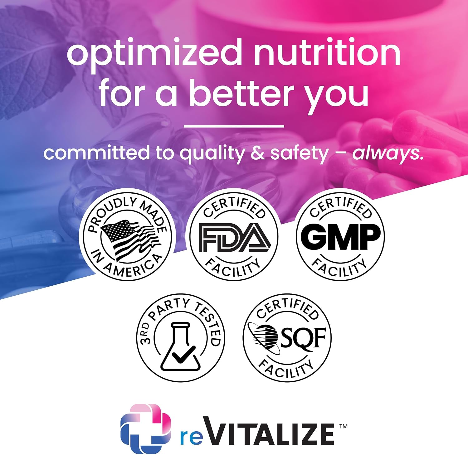 Revitalize ADK – Suplemento de Vitaminas A, D3 y K2 (10.000 UI), 90 Cápsulas
