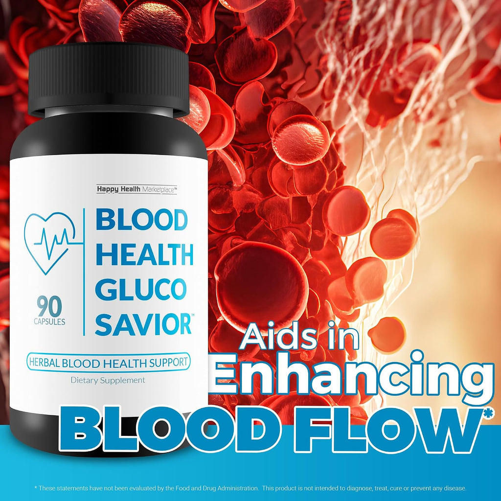 Blood Health Gluco Savior - Complemento Herbal para Circulación y Bienestar