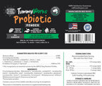 TummyWorks Probióticos para Perros y Gatos - 160 Dosis en Polvo con 10 Cepas, 5 mil millones de UFC, Enzimas y Prebióticos
