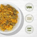 Evergreen Herbs Calendula Flowers - Tamper Proof Seal to Ensure Freshness, 4 oz