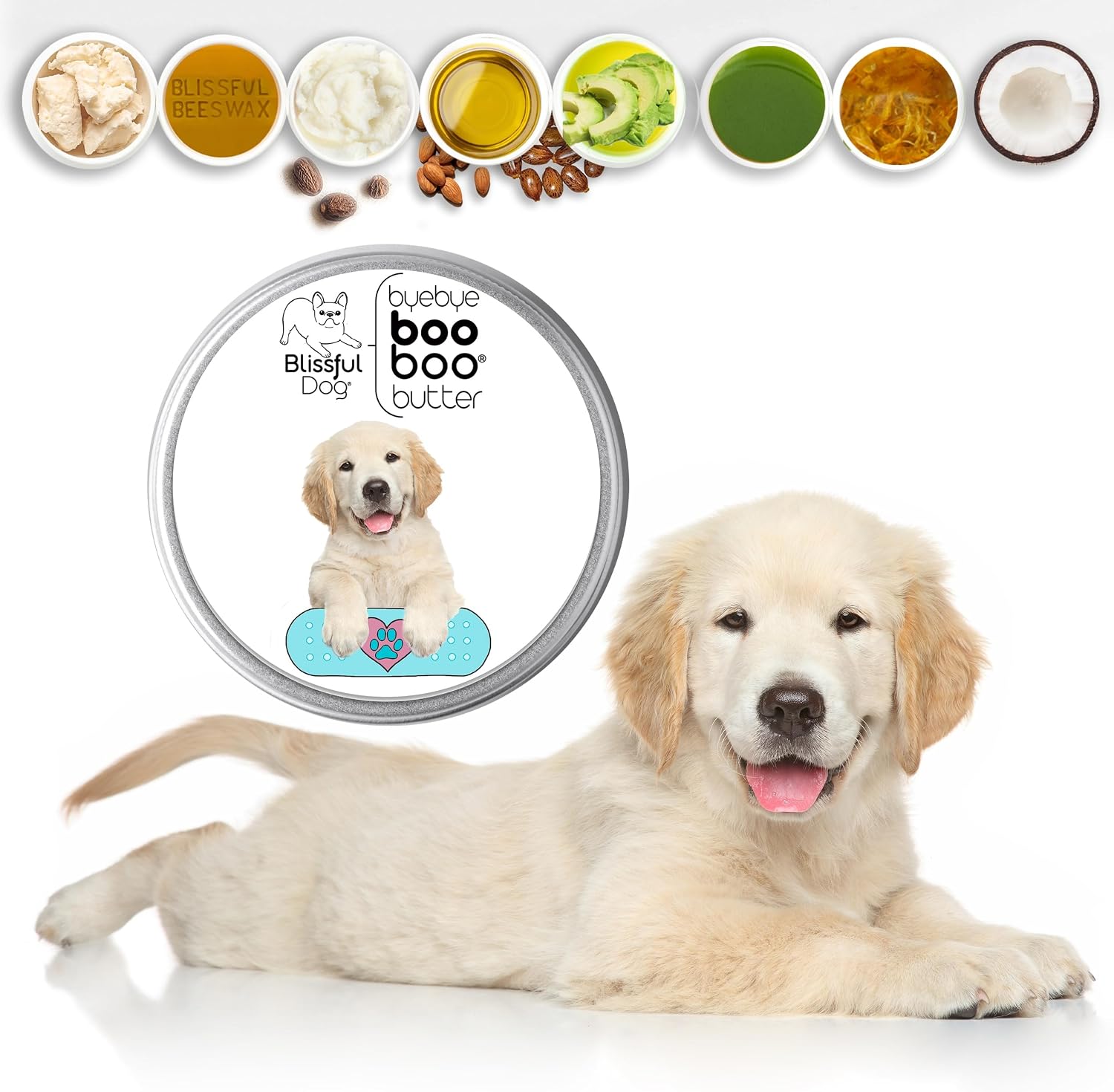 The Blissful Dog Booboo Butter para Perros - Bálsamo Tópico Natural (57 g)
