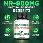 Satoomi NAD Supplement with Liposomal Nicotinamide Riboside - Cellular Energy & Vitality - 60 Capsules (30 Days)