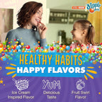 Vital+Boon Dippin' Dots - Gominolas Multivitamínicas para Adultos - Vitaminas A, B6, C, D3, E y Ácido Fólico - Vegetarianas, No GMO, Sin Gluten (60 Unidades)