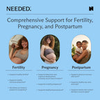Needed. Prenatal Multivitamin con aroma a cítricos - Complejo prenatal completo para antes, durante y después del embarazo - 26 nutrientes óptimos incluyendo colina, vitamina B y folato - suministro para 30 días