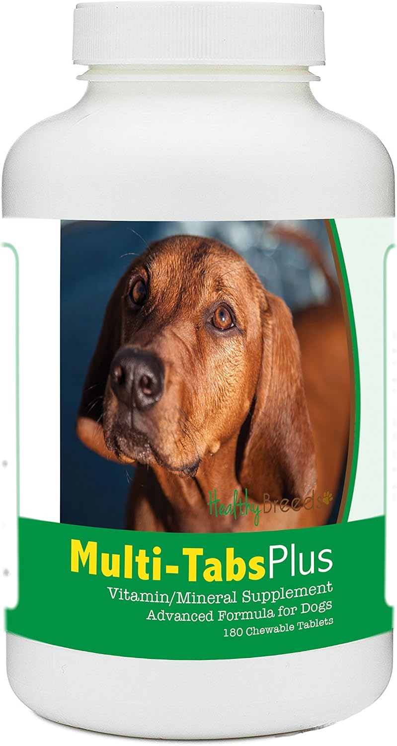 Healthy Breeds Redbone Coonhound Multi-Tabs Plus Comprimidos Masticables 180 Unidades